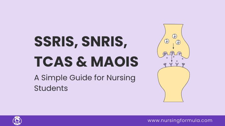 ssris snris tcas maois a simple guide for nursing students